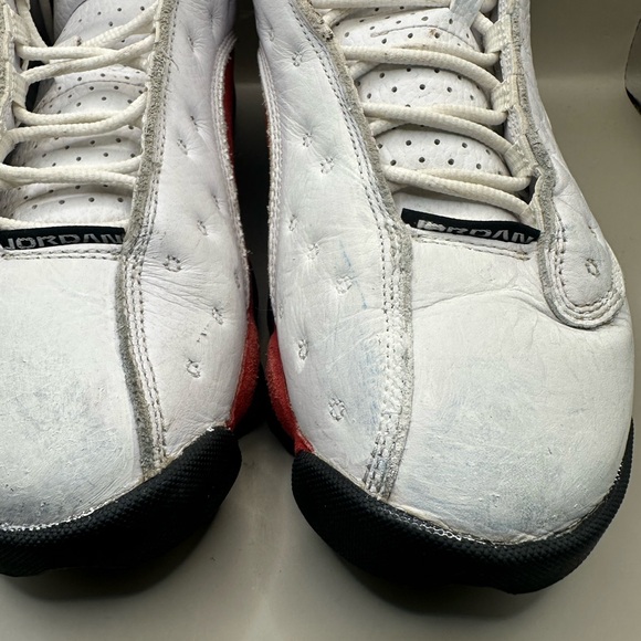 Jordan 13 Retro Sz 7.5 White and Red - Picture 4 of 8